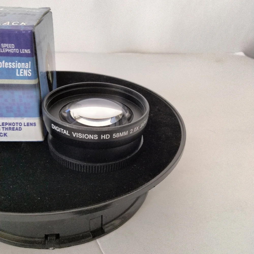 Digital Visions 2X Telephoto 58mm Thread VLC258B Lens Japan Optics Day Nite
